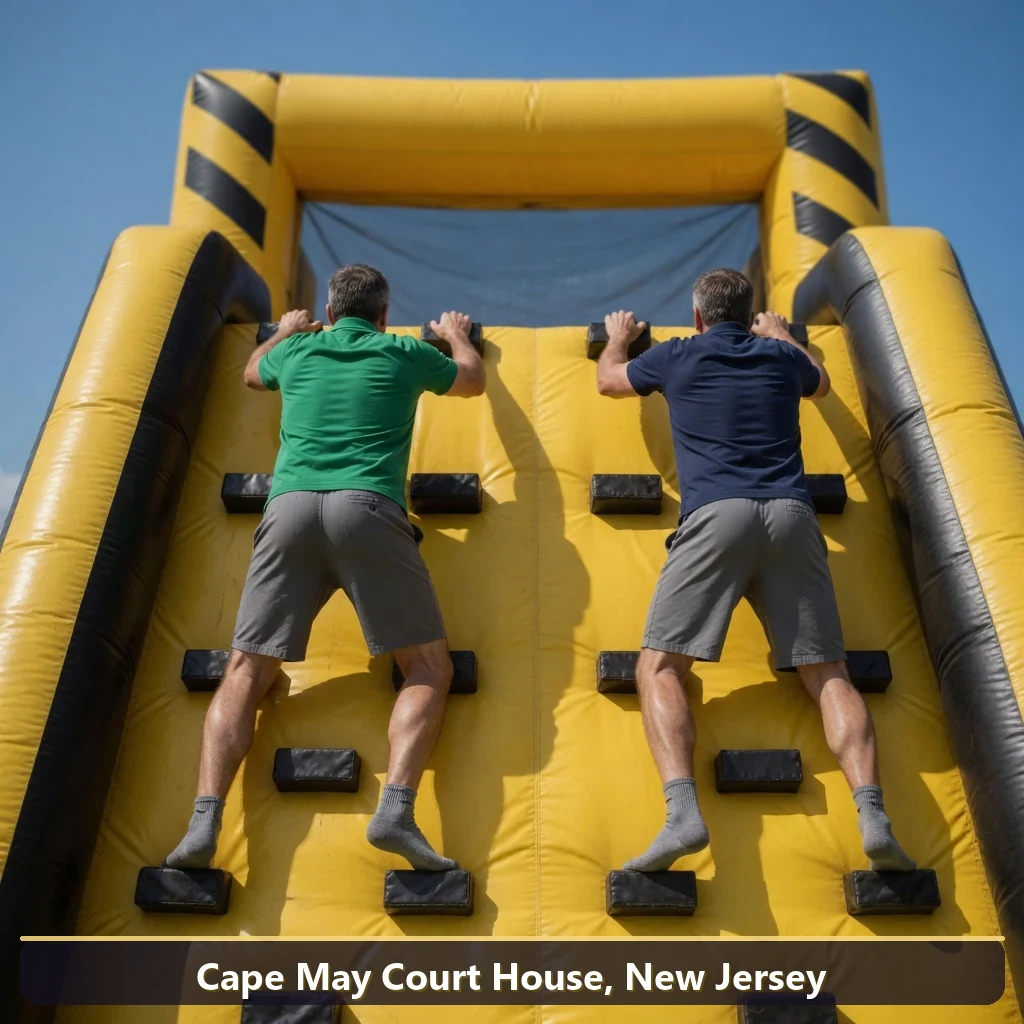 Inflatable obstacle course rental for events in Cape May Court House, New Jersey