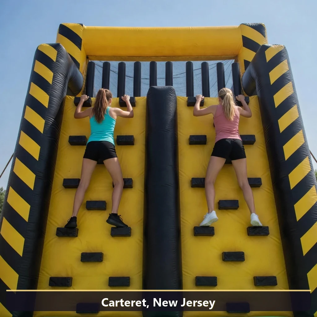 Inflatable obstacle course rental for events in Carteret, New Jersey