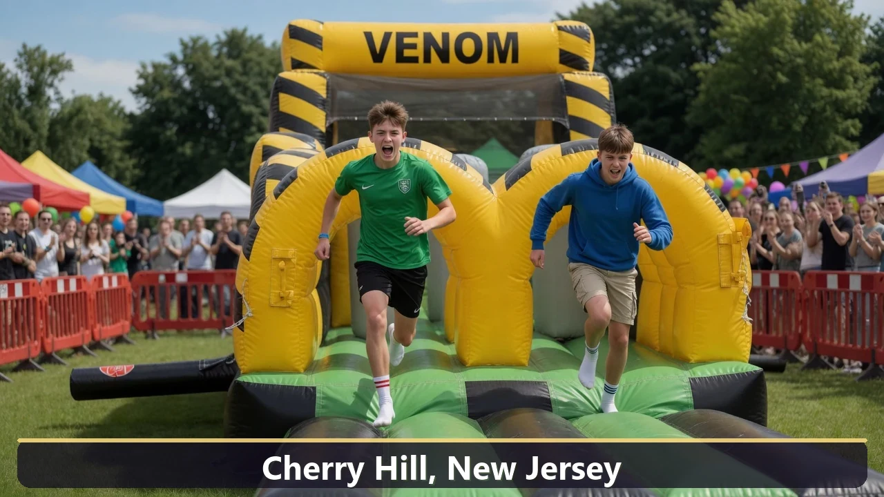 Inflatable obstacle course rental for events in Cherry Hill, New Jersey