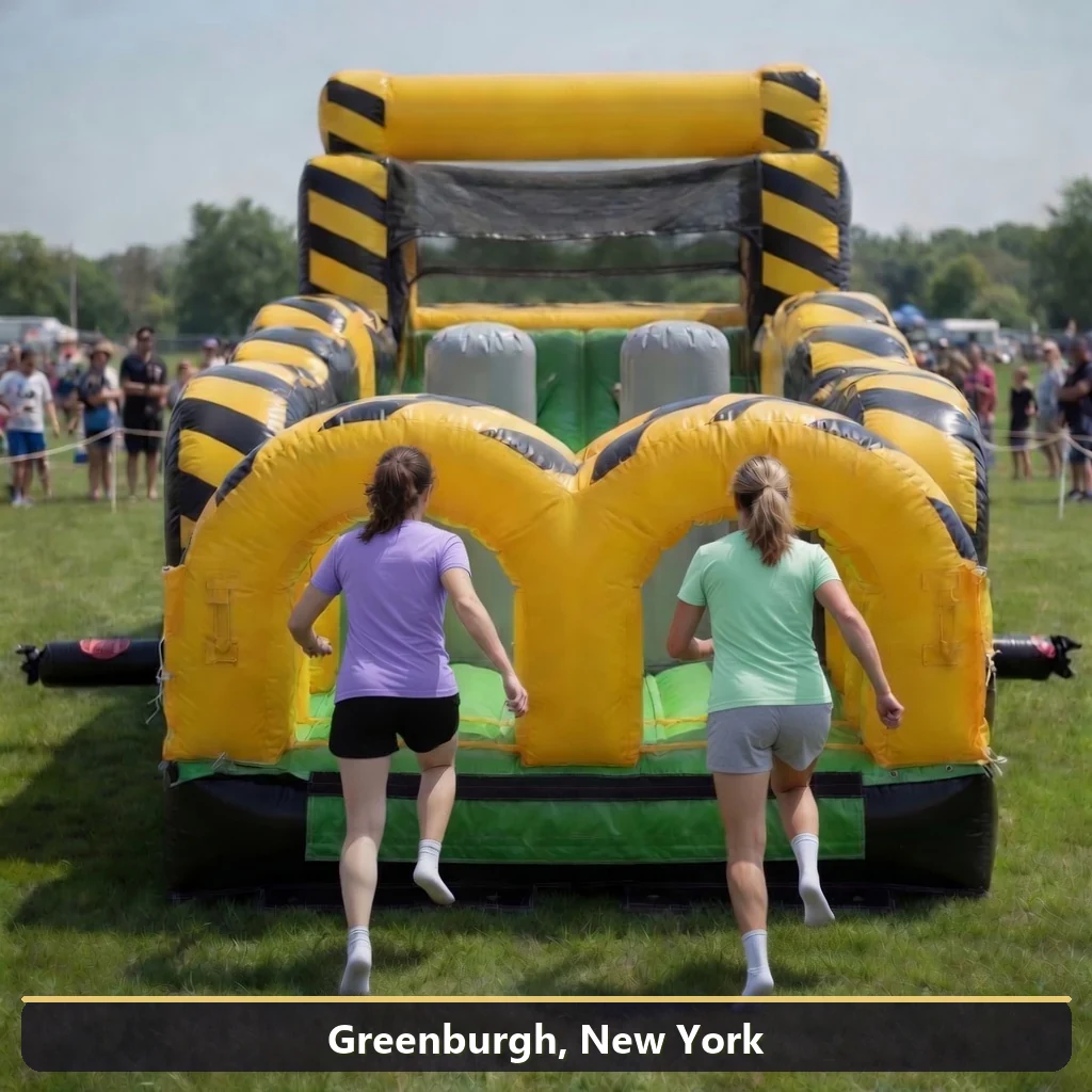 Inflatable obstacle course rental for events in Greenburgh, New York