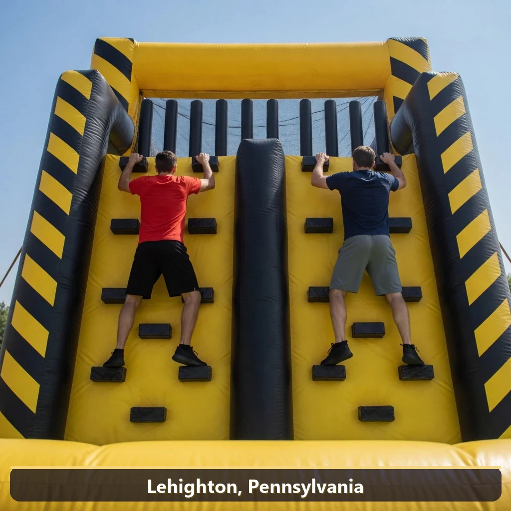 Inflatable obstacle course rental for events in Lehighton, Pennsylvania