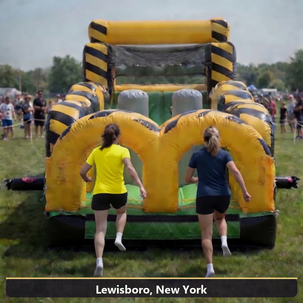 Inflatable obstacle course rental for events in Lewisboro, New York