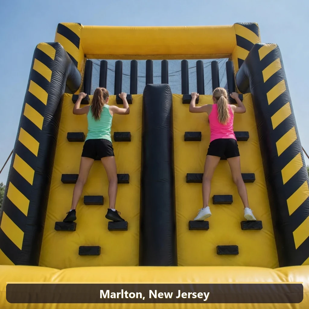 Inflatable obstacle course rental for events in Marlton, New Jersey