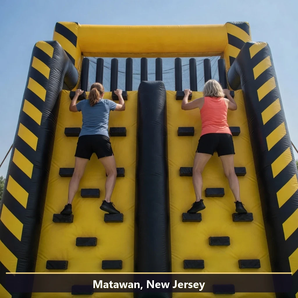 Inflatable obstacle course rental for events in Matawan, New Jersey