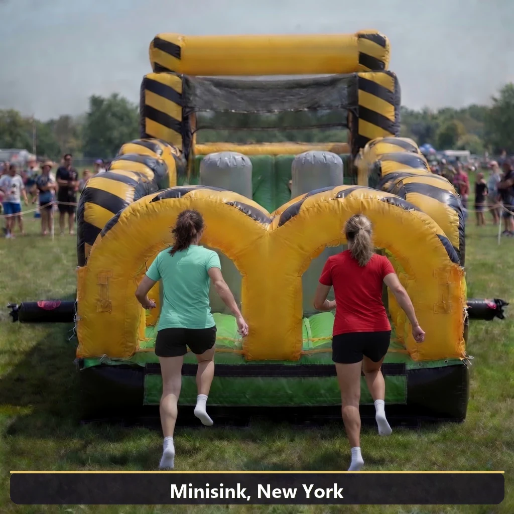 Inflatable obstacle course rental for events in Minisink, New York