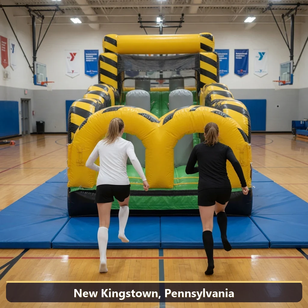 Inflatable obstacle course rental for events in New Kingstown, Pennsylvania