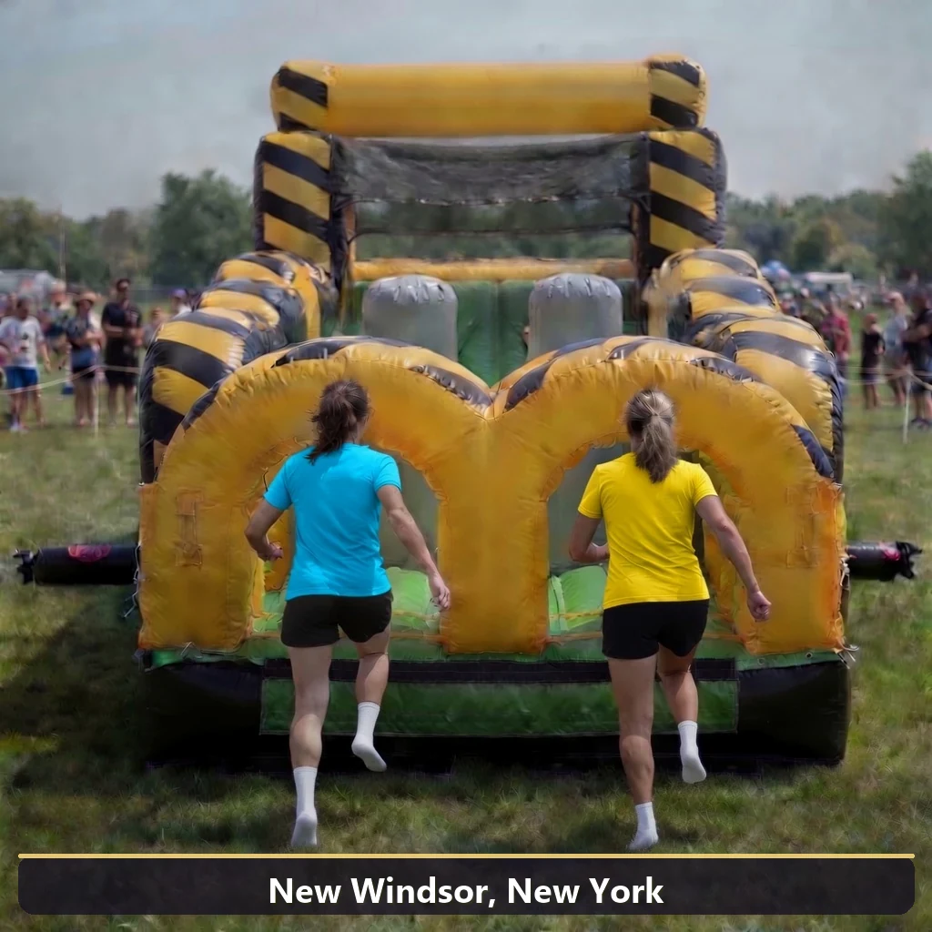Inflatable obstacle course rental for events in New Windsor, New York