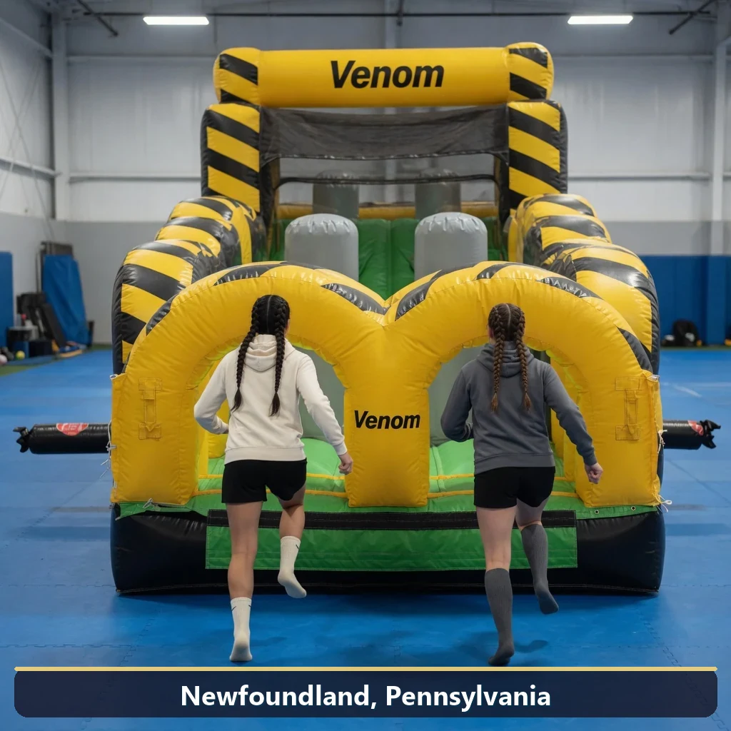 Inflatable obstacle course rental for events in Newfoundland, Pennsylvania