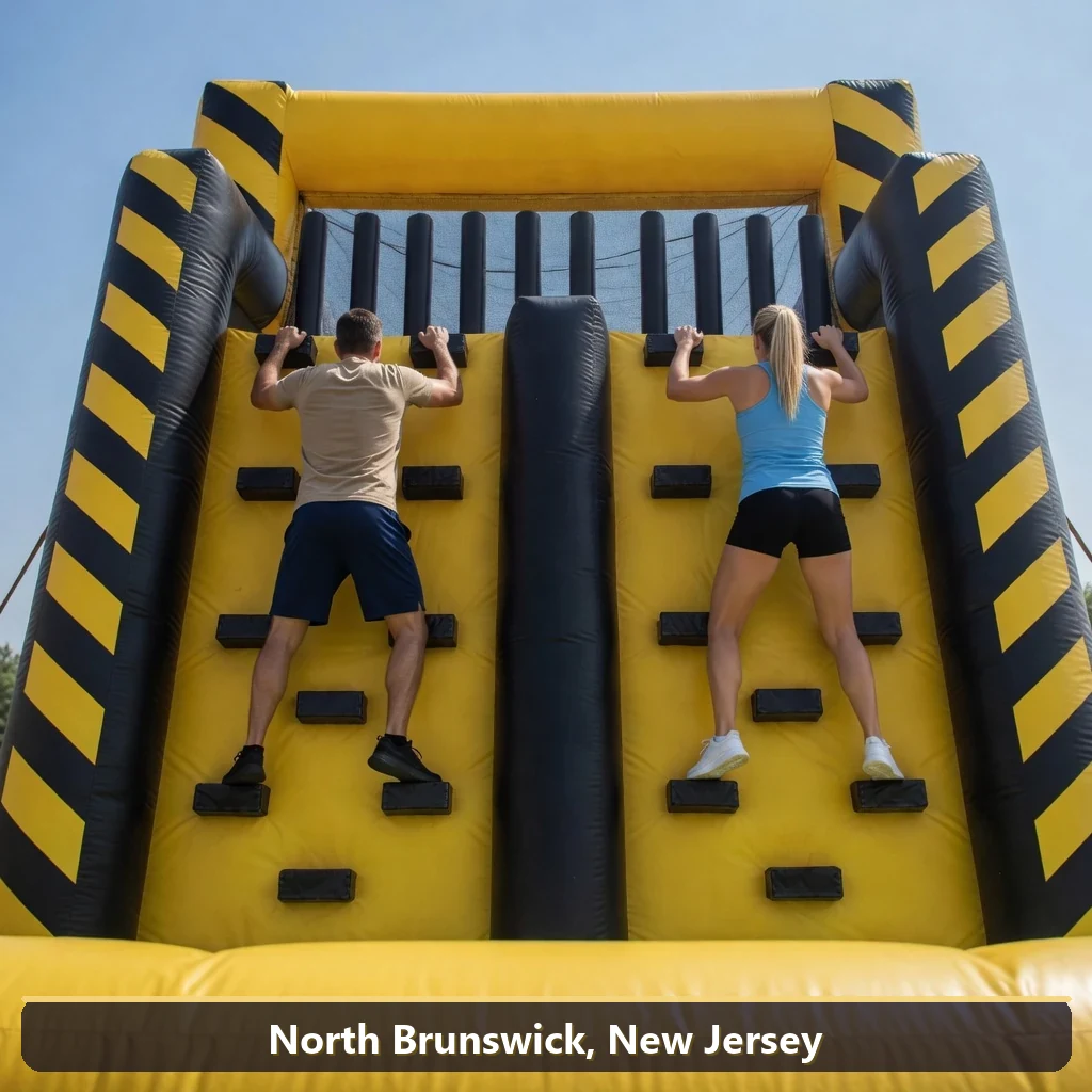 Inflatable obstacle course rental for events in North Brunswick, New Jersey