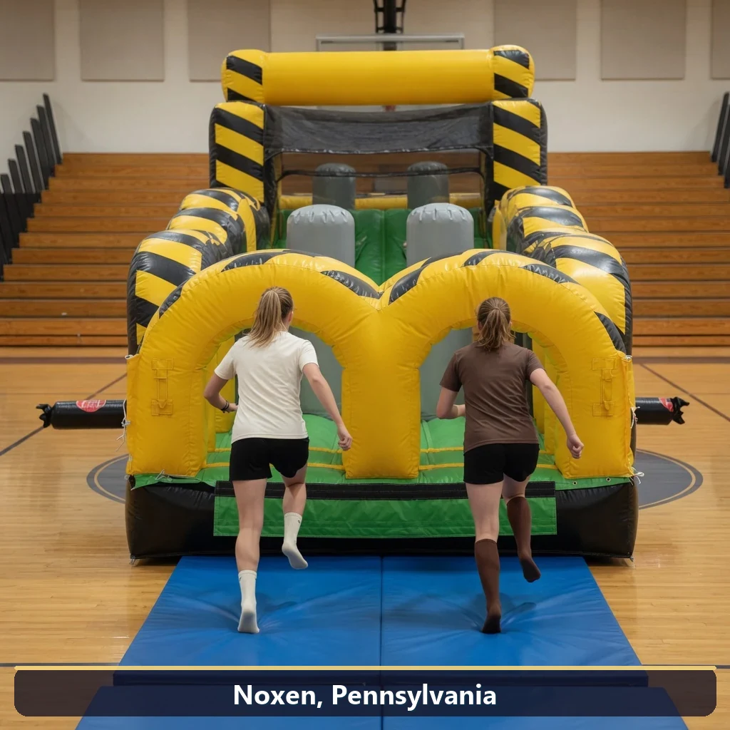 Inflatable obstacle course rental for events in Noxen, Pennsylvania