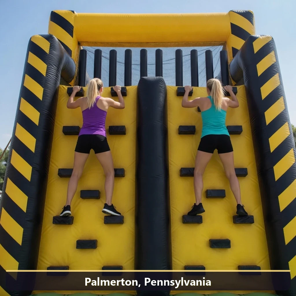 Inflatable obstacle course rental for events in Palmerton, Pennsylvania