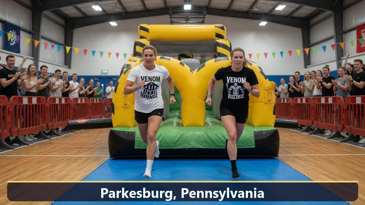 Inflatable obstacle course rental for events in Parkesburg, Pennsylvania