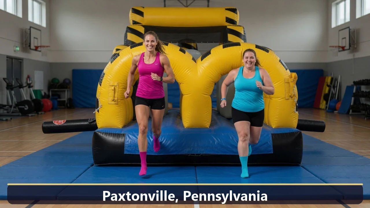 Inflatable obstacle course rental for events in Paxtonville, Pennsylvania