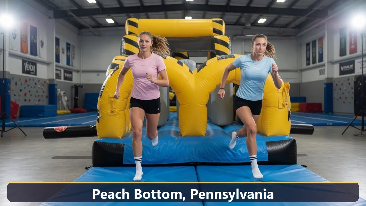 Inflatable obstacle course rental for events in Peach Bottom, Pennsylvania