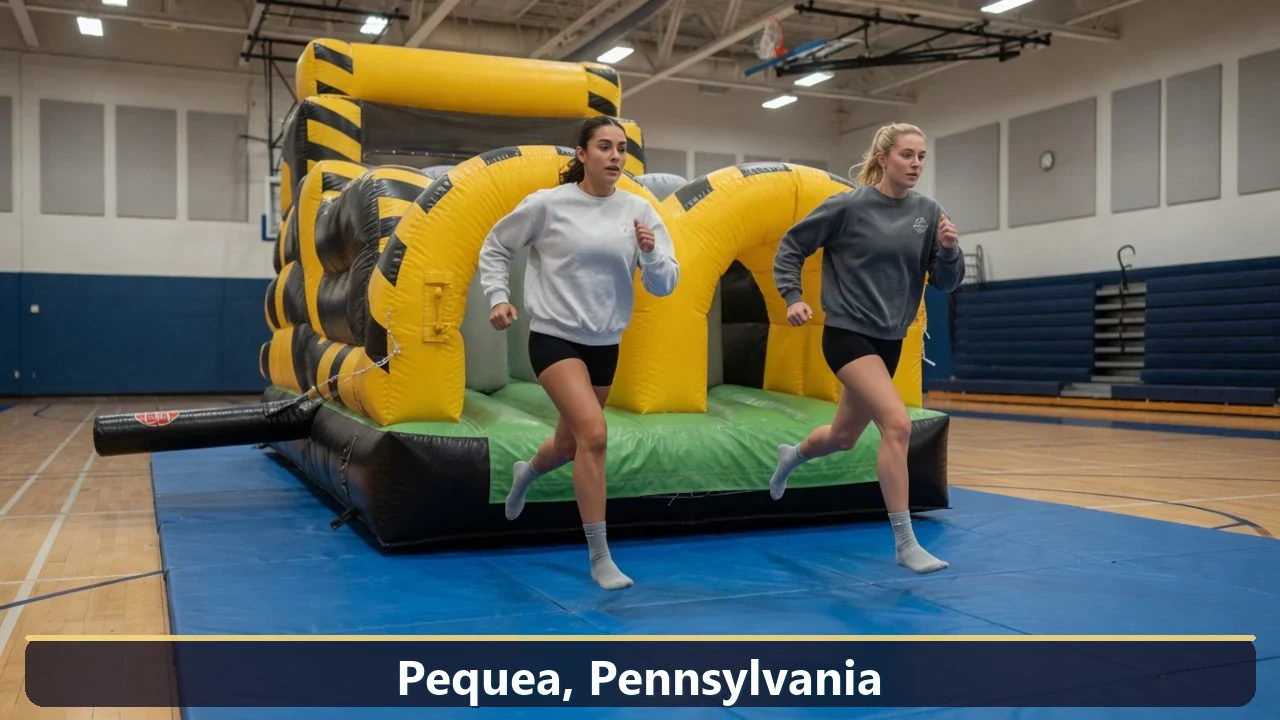 Inflatable obstacle course rental for events in Pequea, Pennsylvania