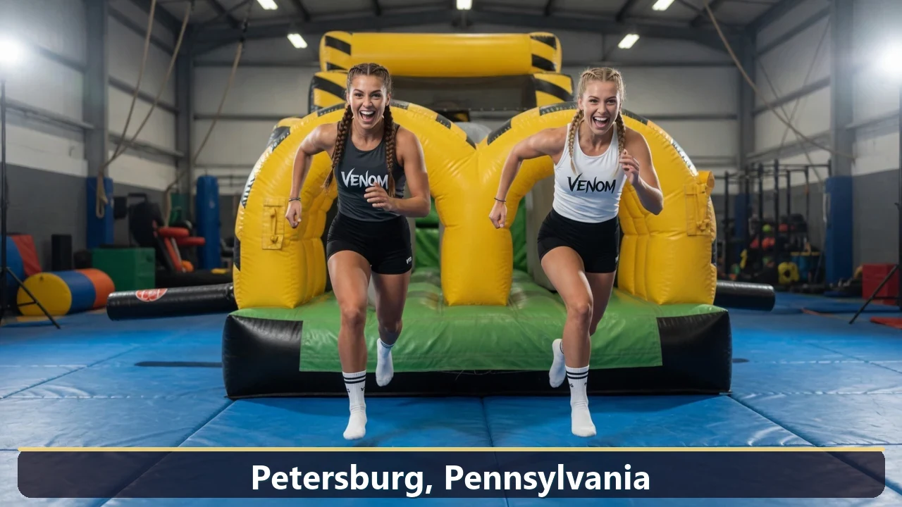 Inflatable obstacle course rental for events in Petersburg, Pennsylvania
