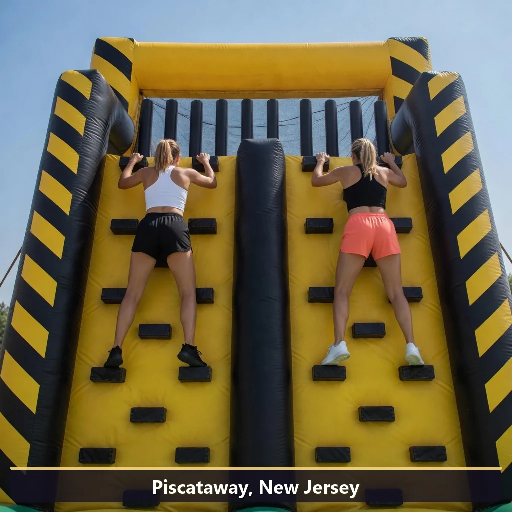 Inflatable obstacle course rental for events in Piscataway, New Jersey