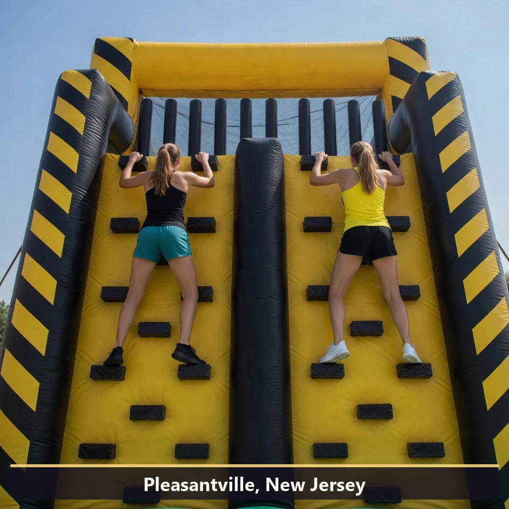 Inflatable obstacle course rental for events in Pleasantville, New Jersey