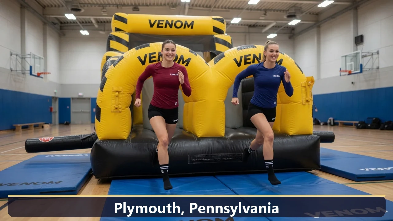 Inflatable obstacle course rental for events in Plymouth, Pennsylvania