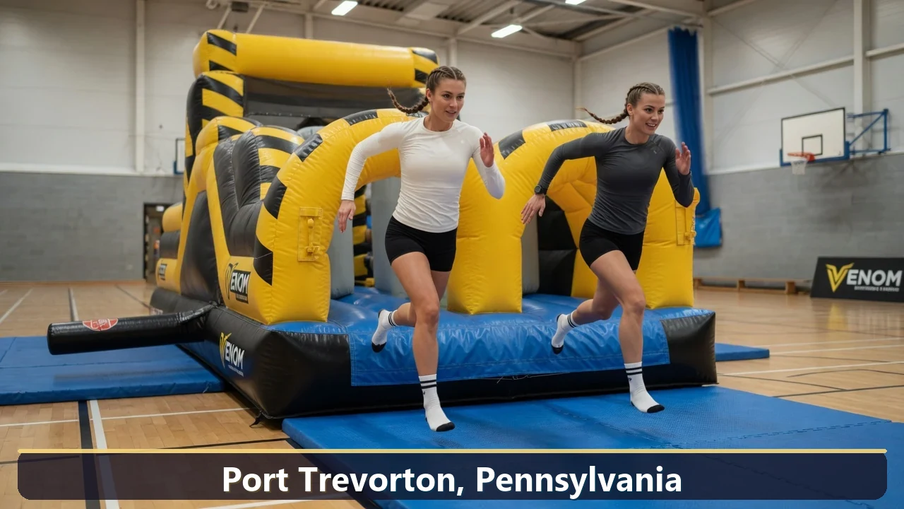 Inflatable obstacle course rental for events in Port Trevorton, Pennsylvania