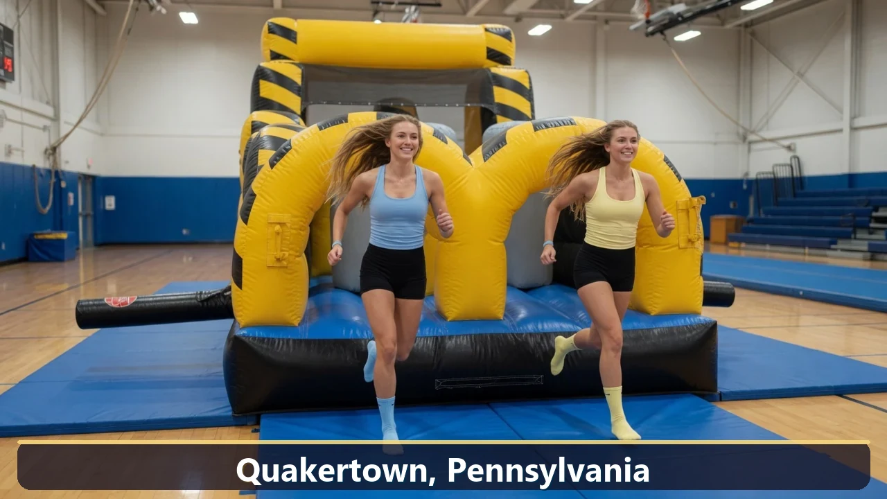 Inflatable obstacle course rental for events in Quakertown, Pennsylvania