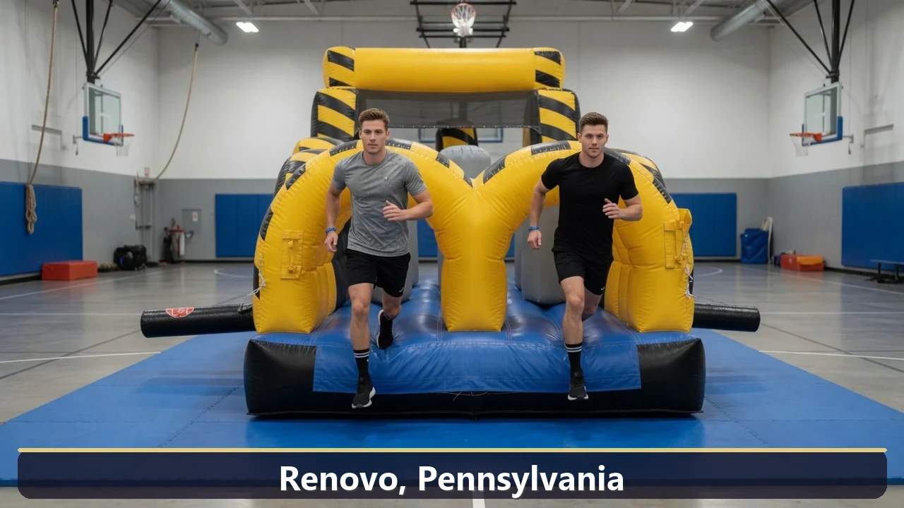 Inflatable obstacle course rental for events in Renovo, Pennsylvania