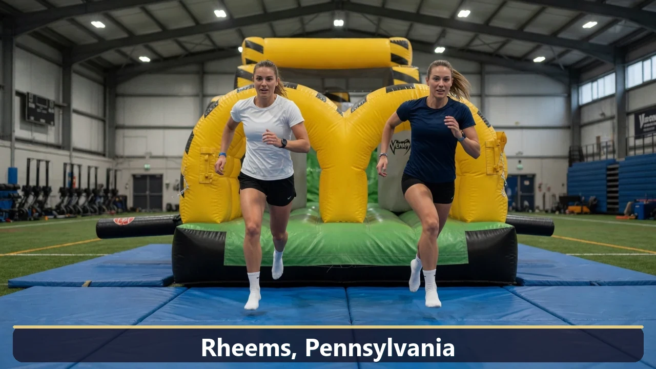 Inflatable obstacle course rental for events in Rheems, Pennsylvania