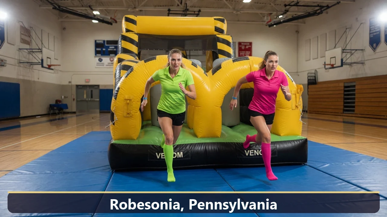 Inflatable obstacle course rental for events in Robesonia, Pennsylvania
