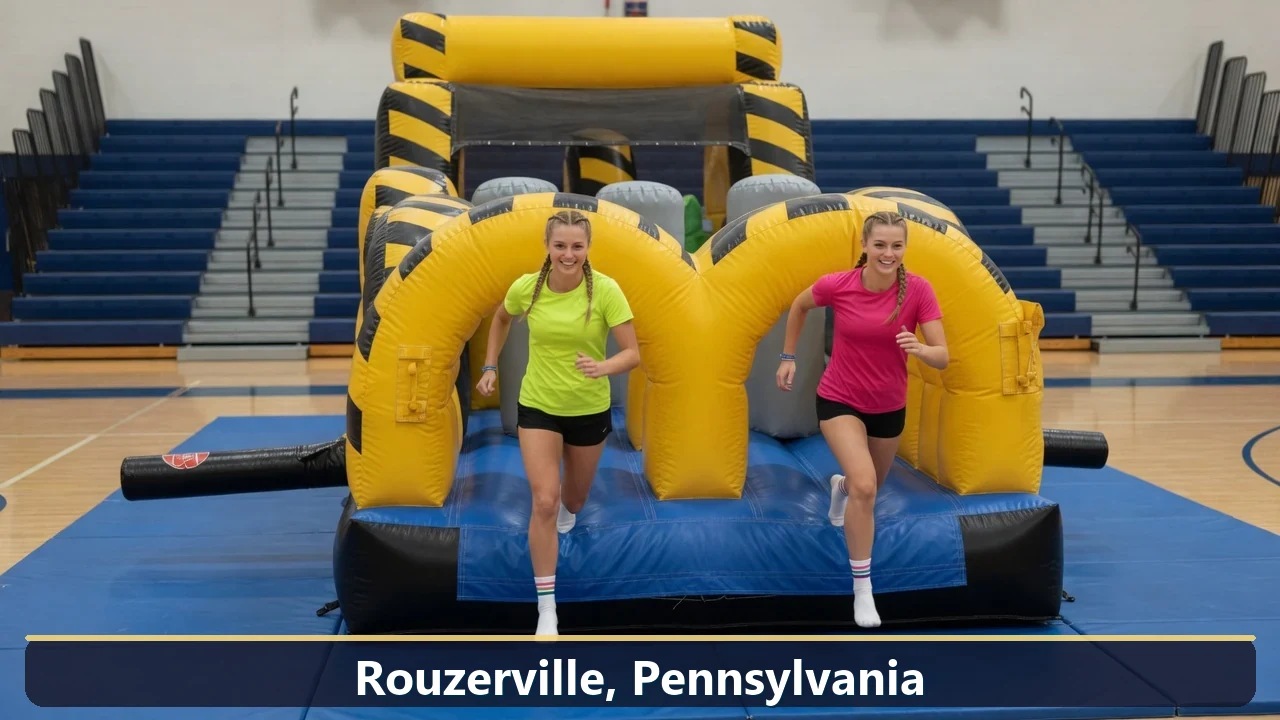 Inflatable obstacle course rental for events in Rouzerville, Pennsylvania
