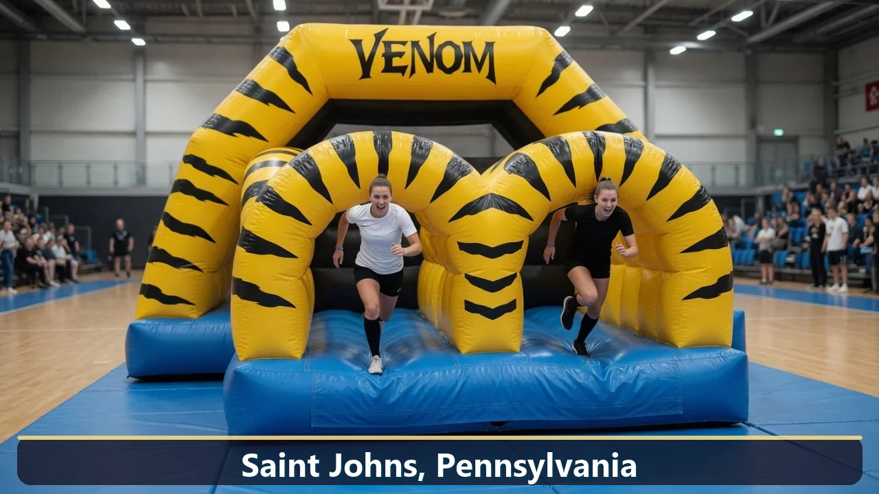 Inflatable obstacle course rental for events in Saint Johns, Pennsylvania