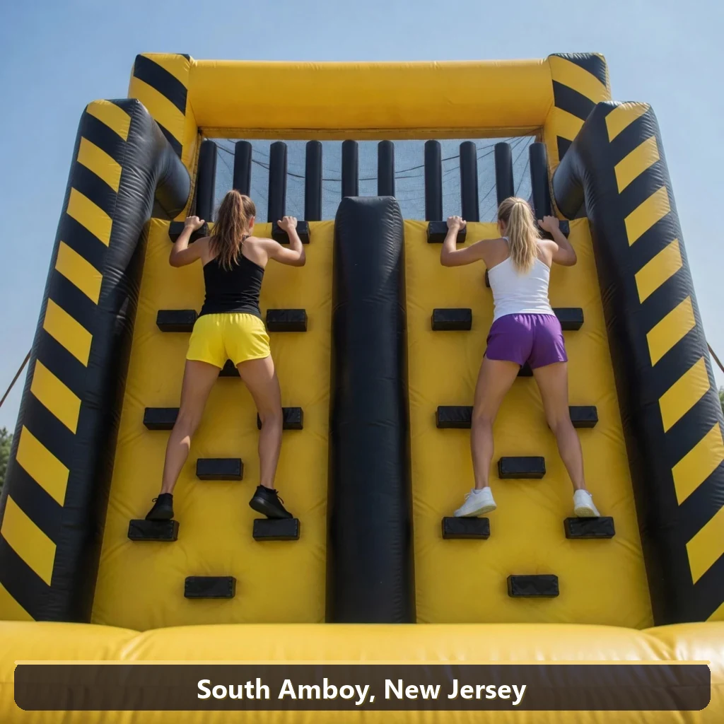 Inflatable obstacle course rental for events in South Amboy, New Jersey
