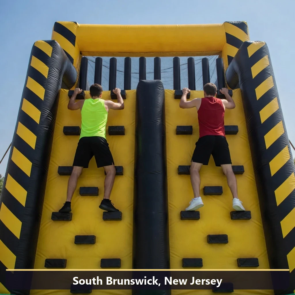 Inflatable obstacle course rental for events in South Brunswick, New Jersey