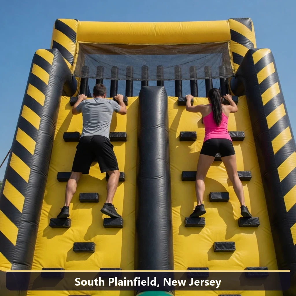 Inflatable obstacle course rental for events in South Plainfield, New Jersey