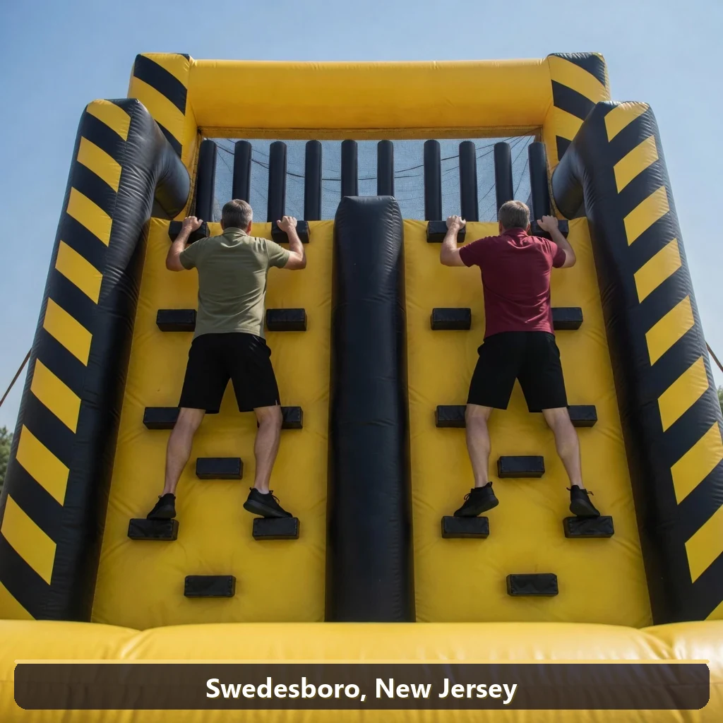 Inflatable obstacle course rental for events in Swedesboro, New Jersey