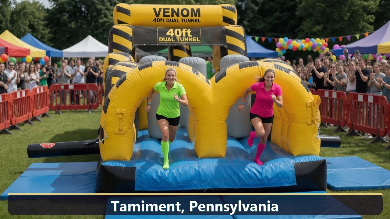 Inflatable obstacle course rental for events in Tamiment, Pennsylvania
