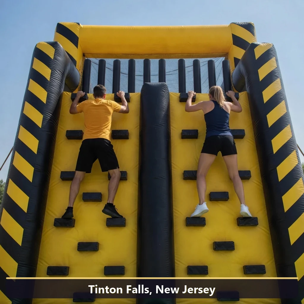 Inflatable obstacle course rental for events in Tinton Falls, New Jersey