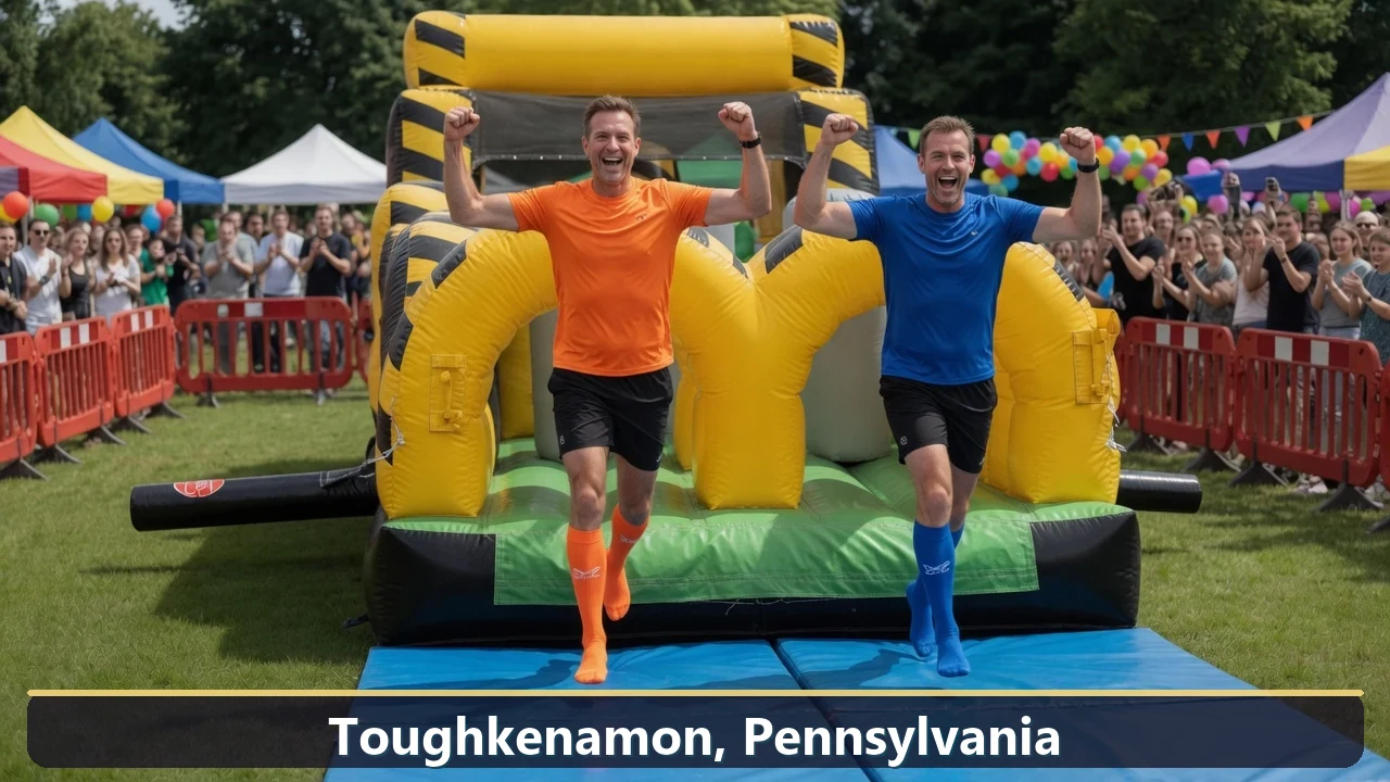 Inflatable obstacle course rental for events in Toughkenamon, Pennsylvania