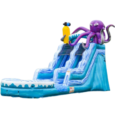 15ft Deep Sea Water Slide rental image for Alexandria VA party rental planning