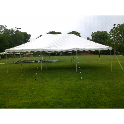 20x30 Pole Tent rental image for Alexandria VA party rental planning