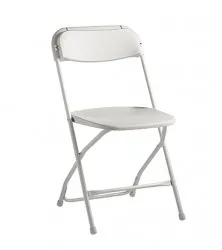 White Fold Up Chairs rental image for Alexandria VA party rental planning