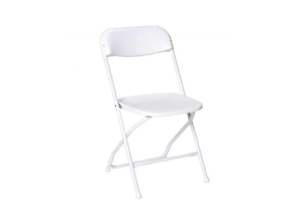 White Plastic Folding Chair rental image for Alexandria VA party rental planning