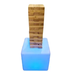 Giant LED Jenga rental image for Alexandria VA party rental planning