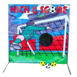 Kick & Score Frame Game rental image for Alexandria VA party rental planning
