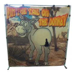 Pin the Tail on the Donkey Frame Game rental image for Alexandria VA party rental planning