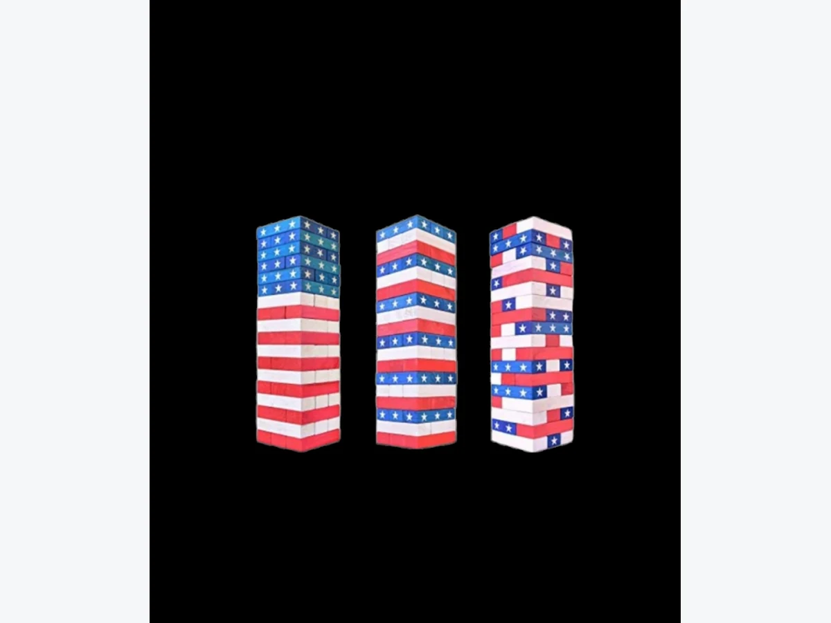 All American Giant Wooden Tower Game carnival game rentals option for Cape Coral, FL