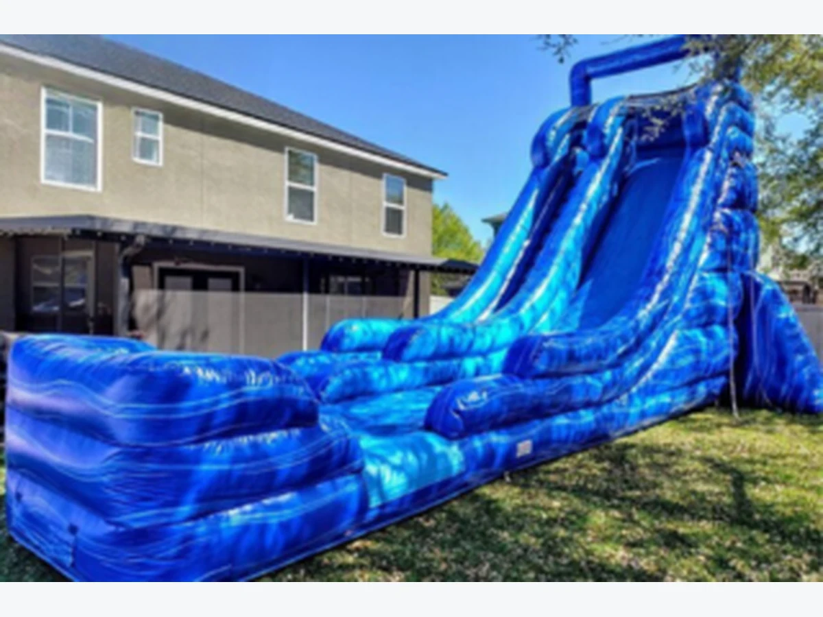 ATOMIC DROP Royal (24ft X 46ft GIANT Water Slide with Large Pool) water slide rentals option for Orlando, FL