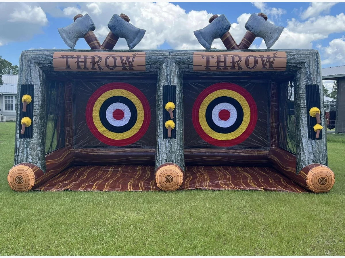 Axe Throw interactive game rentals option for Norwalk, CT