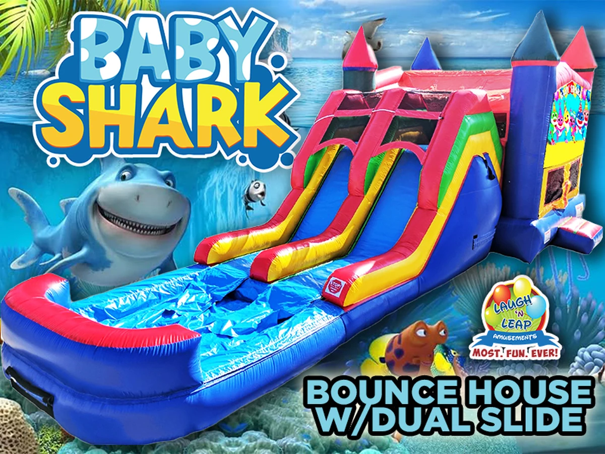 Baby Shark Bounce House bounce house rentals option for Columbia, SC