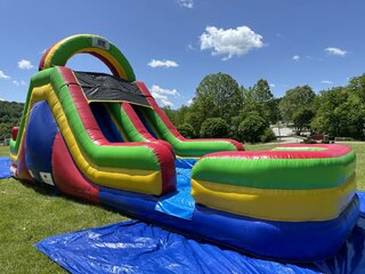 Backyard Dual-Lane Water Slide water slide rentals option for Asheville, NC