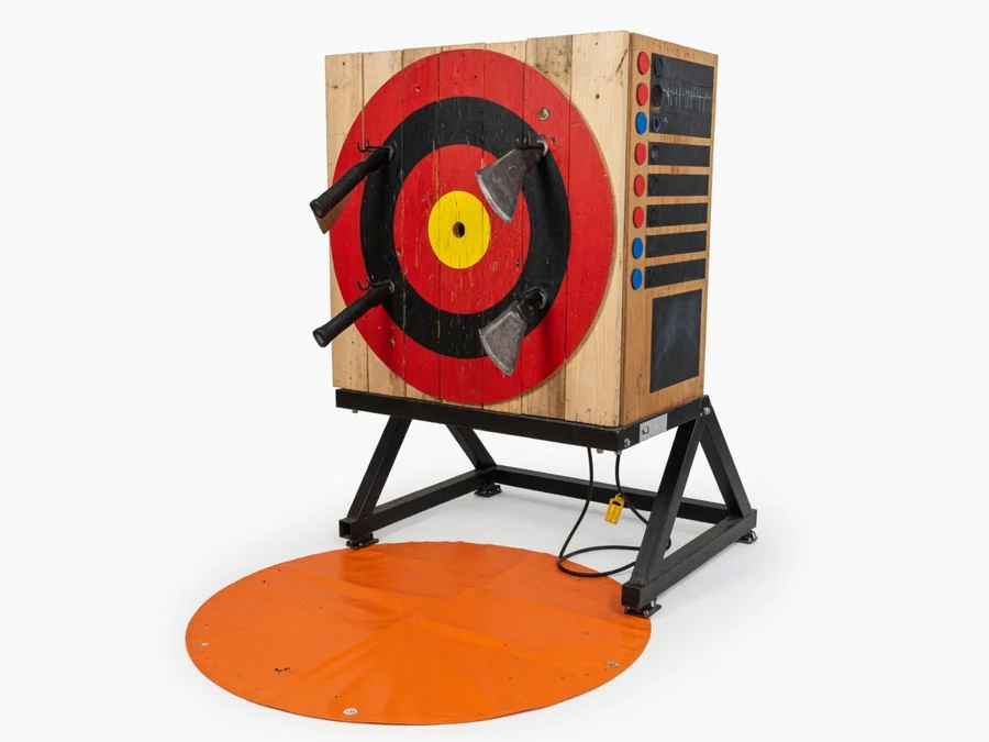 Axe Throw interactive game rentals option for Columbia, SC